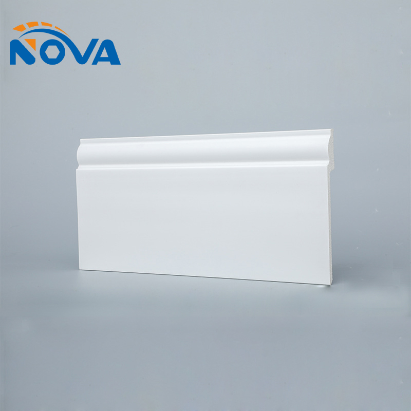 Wholesale Modern White Finger Joint Pine Baseboard Skirting Board Solid Wood MDF Waterproof Skirting for Hotels