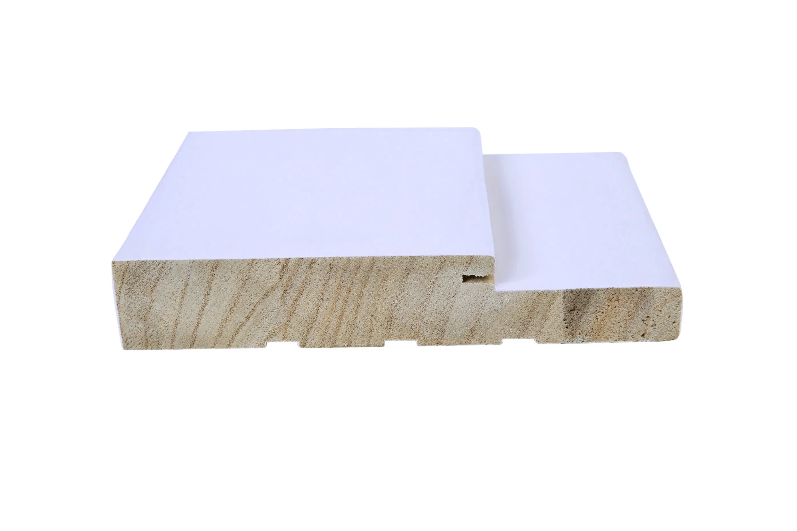 Elegant Fj Primed Decorative Pine Door Frame for Modern Interiors