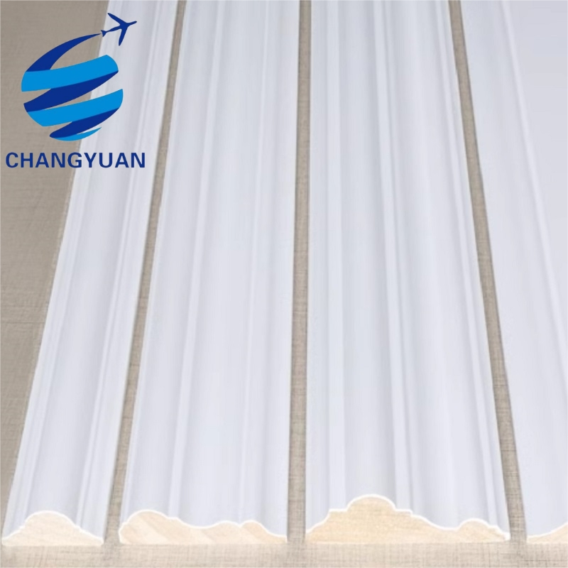 Waterproof Baseboard Free Sample Wall Baseboard Cover White Primed Floor Skirting Board Molduras Pared Wooden Baseboard Wall-Skirting-Board Moulding
