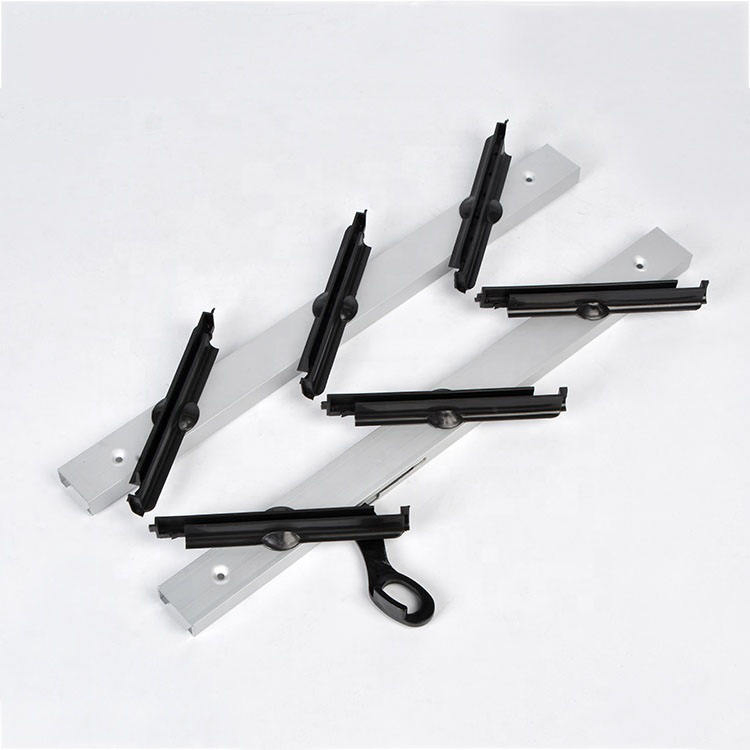 High Quality Security Aluminum Shutter Frame Factory Price Black Frame Adjustable