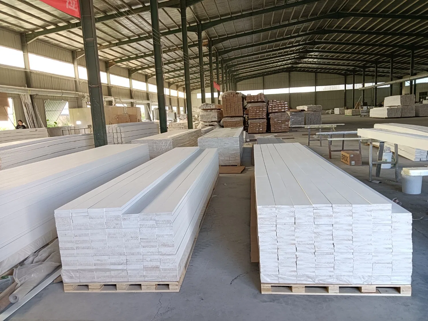 138mm*18mm/Modern Design White Primed Radiata Pine Mouldings Finger Jointed S3s/S4s Board