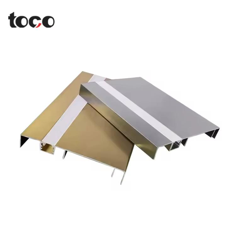 Durable Aluminium Floor Skirting Board Decoration Profiles Strips Aluminum LED Lighting Profile