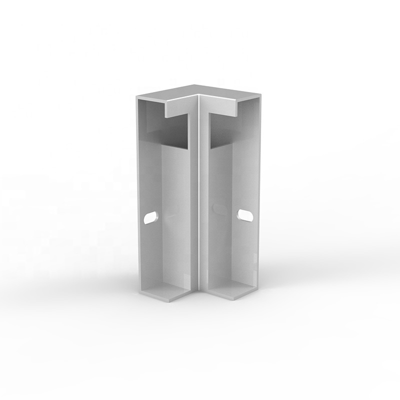 W16xh80mm V Slot LED Aluminum Extrusion Profile Skirting LED Channel for Baseboard LED Lighting