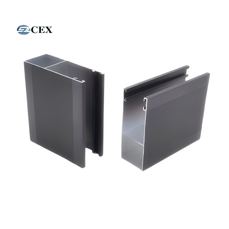 Customized Aluminum/6060/2024 Aluminum Extrusion/Indirect Extrusion PVDF Coating Shutter Frame
