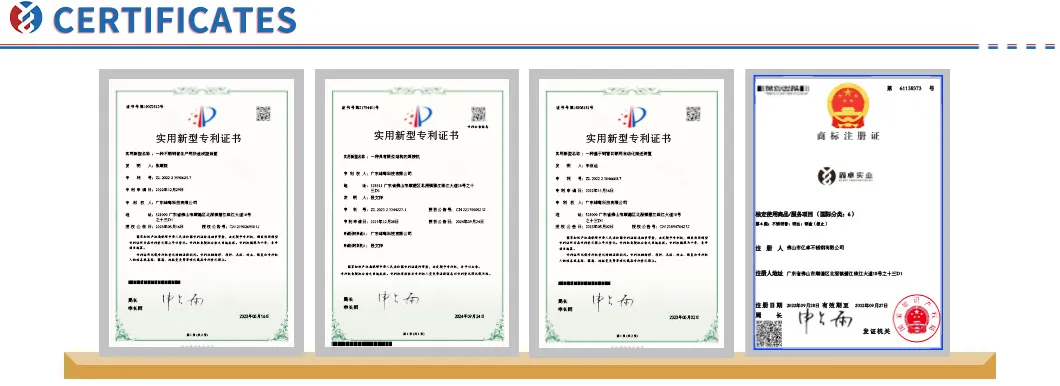 Certificates