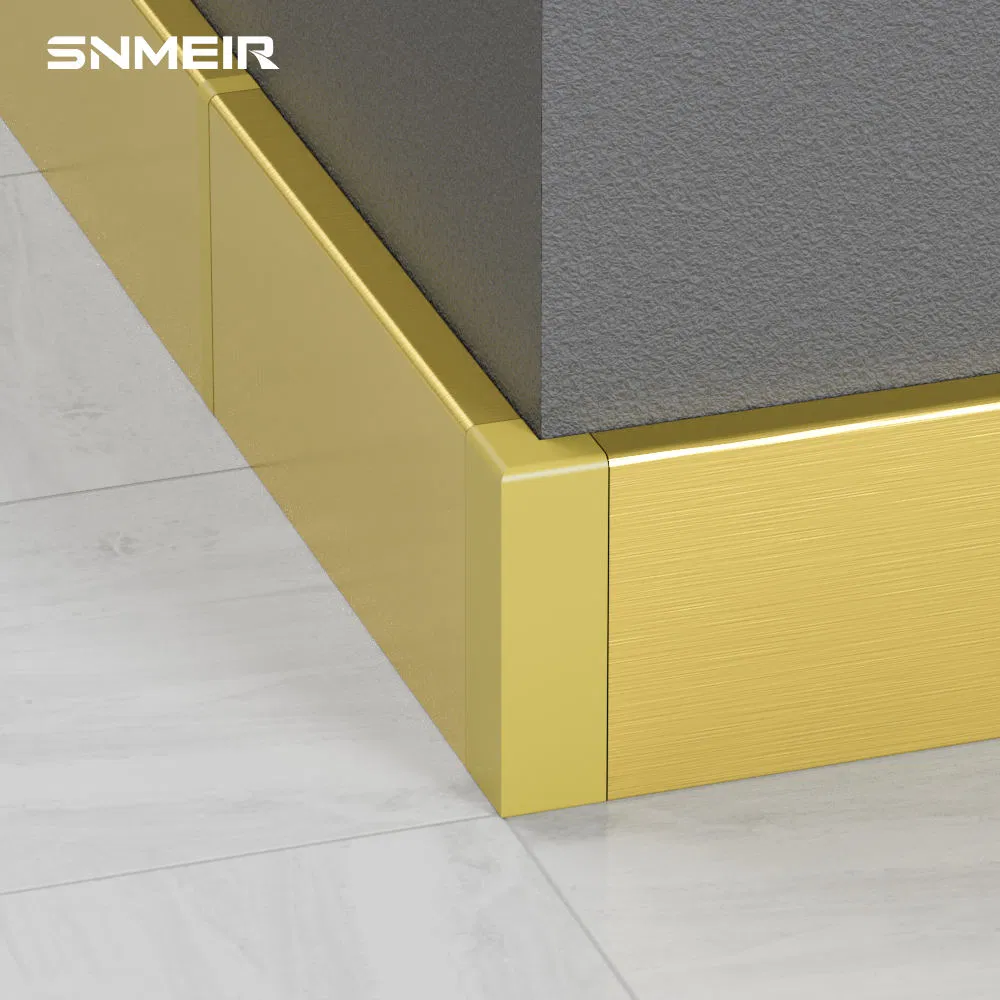 Senmry Flooring Accessories Stainless Steel Skirting Board LED Base Board Profiles