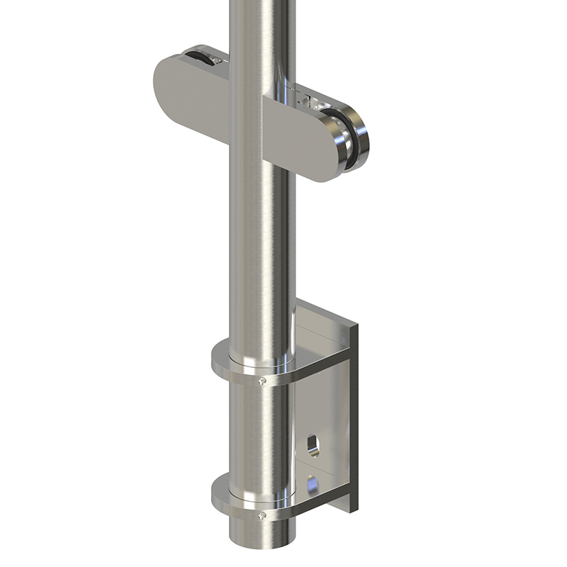 Stair Cable Stainless Steel Balustrade Clear Black Silver Gold White Satin Glass Balustrades