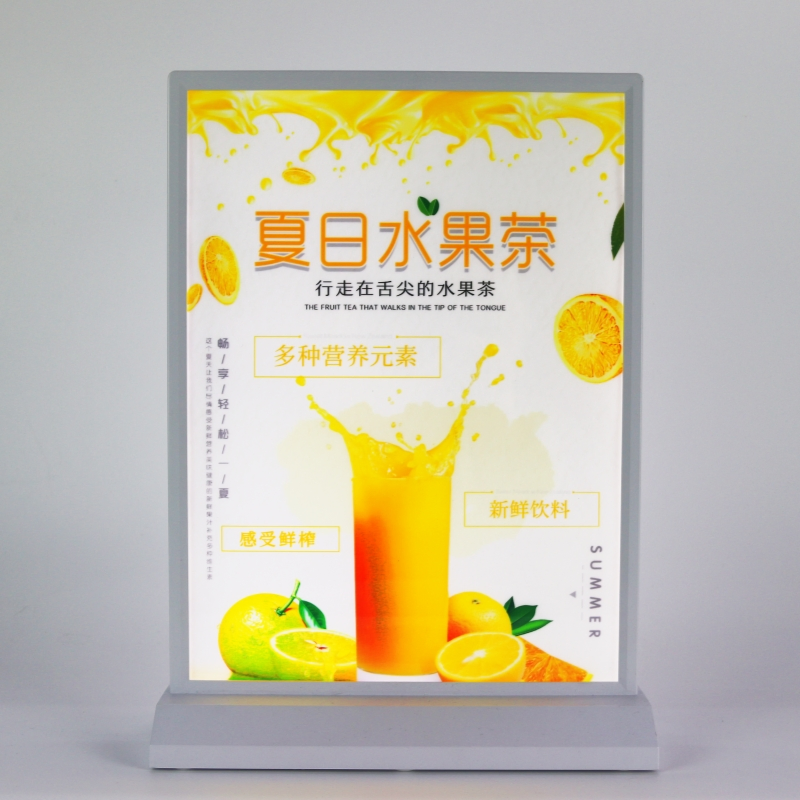 Photo Frame LED Signage A4 LED Menu Board for Bar Store Restaurant Advertising