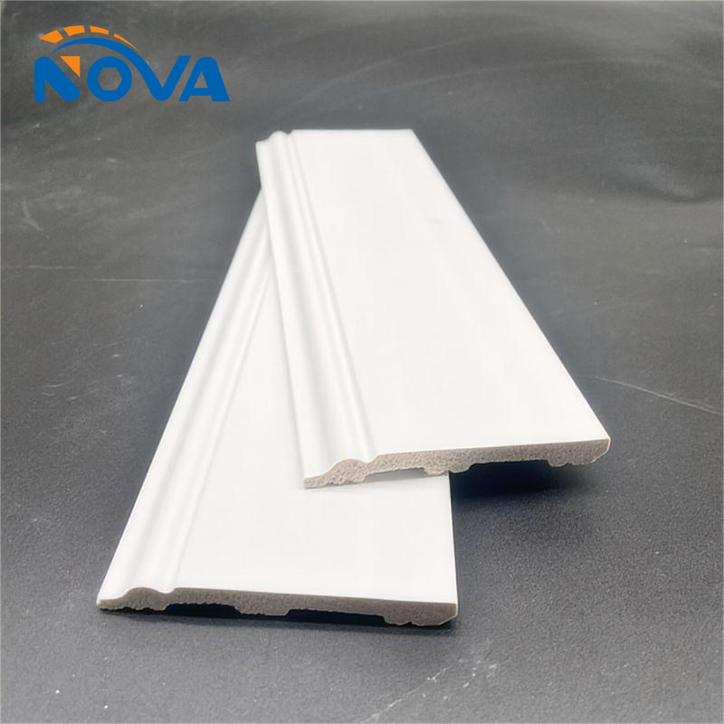 Wholesale Modern White Finger Joint Pine Baseboard Skirting Board Solid Wood MDF Waterproof Skirting for Hotels
