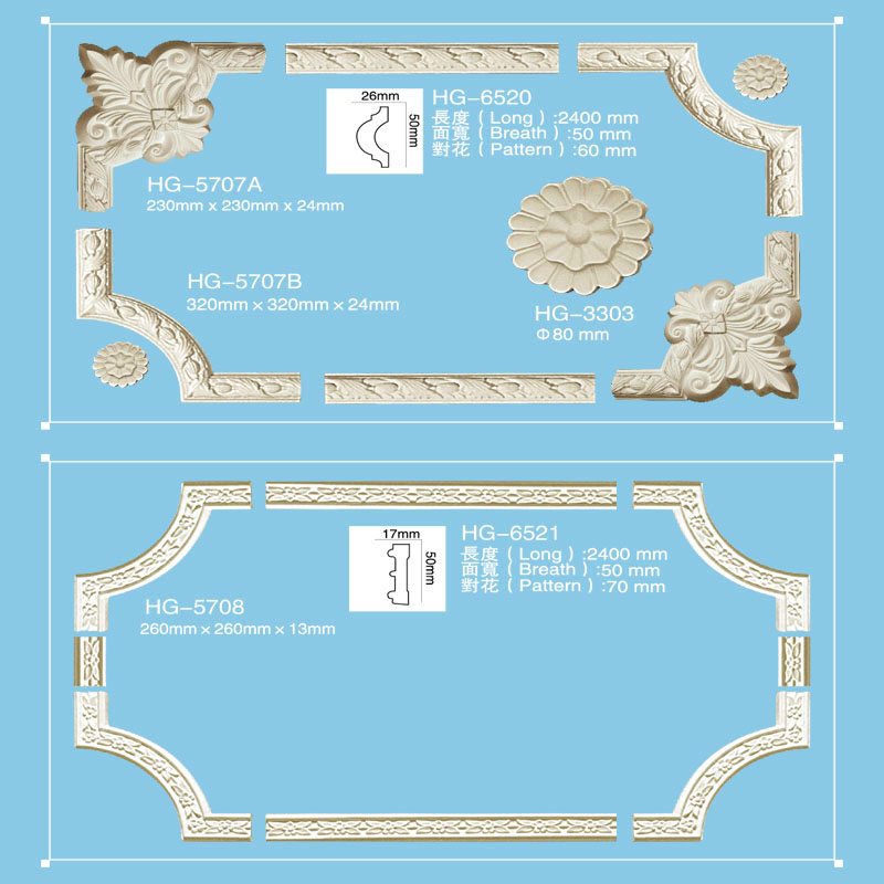Door Window Frame Tile Trim Line Polyurethane Chair Dado Rail Interior Panel Wall Moulding