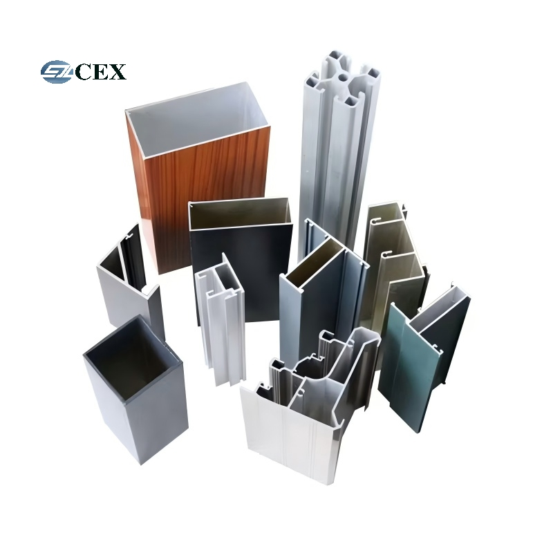 Customized Aluminum/6060/2024 Aluminum Extrusion/Indirect Extrusion PVDF Coating Shutter Frame
