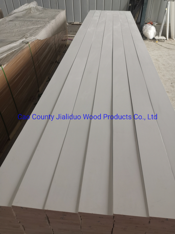 Decorative Paulownia Finger Jointed White Primed Wood Moulding