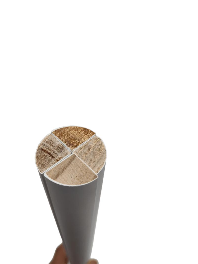 Wooden Quarter Round Finger Jointed Pine Moulding with White Primed