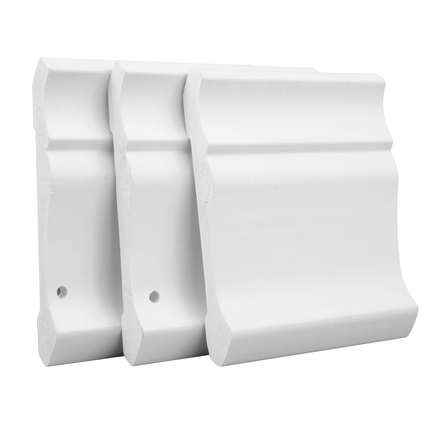 4'' Crown PVC Moulding Profile Exterior House Decoration PVC Crown Moulding
