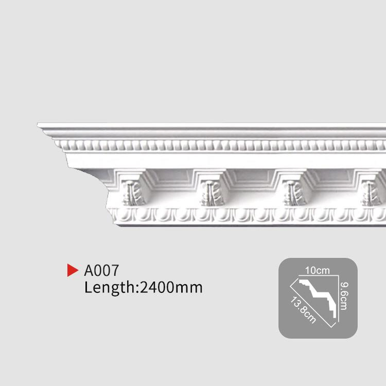 Auuan Factory Outlet Europe Style Polyurethane Material Ceiling Cornice Mouldings