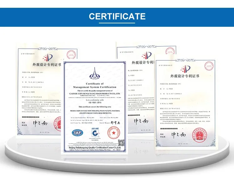 CE ISO9001 Certifications