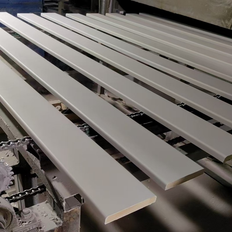 Home Decorations Crown Moulding Woodmateria Cornice Ceiling Molding Wall Moulding White Primed Wall Trim Baseboards Skirting Boards Door Jamb Wood Mouldings