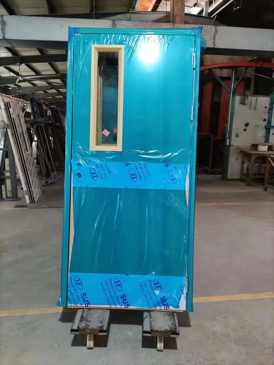 Commercial Hotel Hospital Exterior Fire Door Hollow Metal Door Frame Steel Door Frame