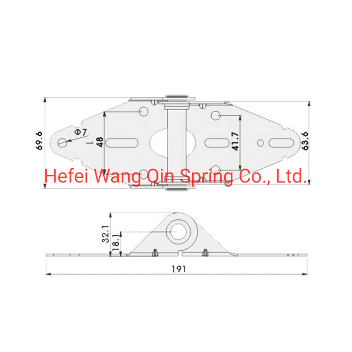 Galvanized Steel Sectional Garage Door Hinges Roller Shutter Hardware/Spare Parts