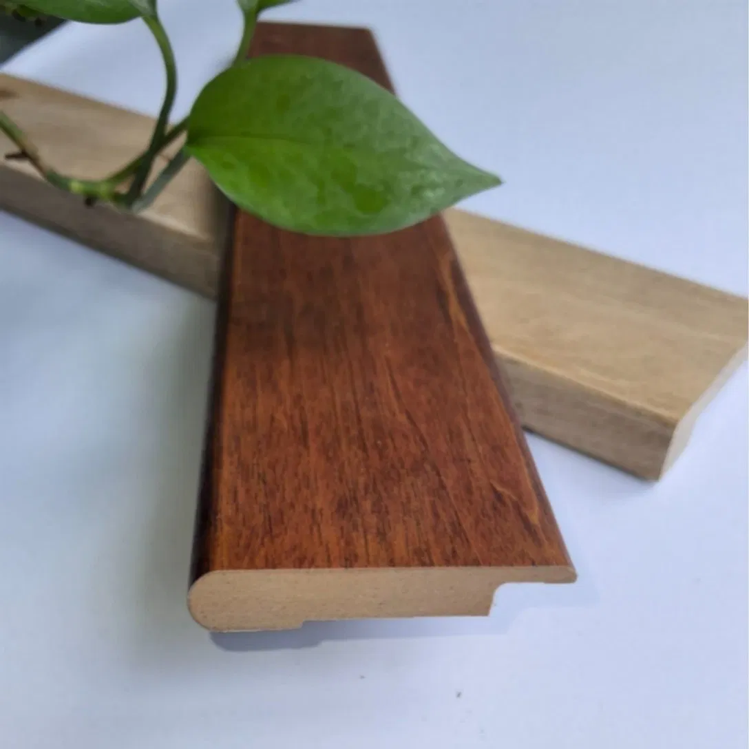 Solid Wood Stair Tread with Rounded Bullnose for Traditional Staircase Styling