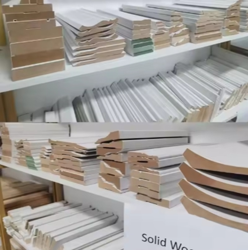 Indoor Wall &amp; Floor Joints Decoration Pine Primed Moulding Decoration Material Building Material Wall Decor Building Material Accessories Interior Decoration