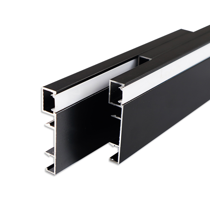 Luxury Contemporary Aluminum Anodized Skirting Corner LED Profile Skirting Board