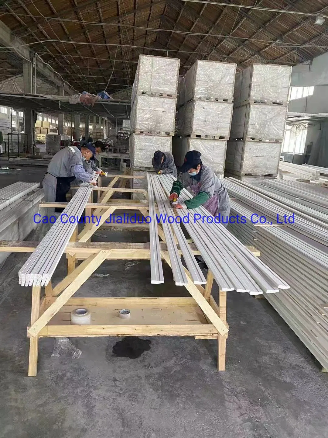 Waterproof White Finger Jointed Pine Solid Wood Mouldings S3s Board