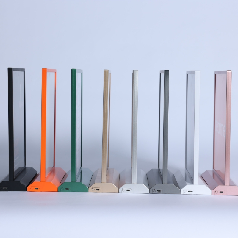 Battery Digital Photo Frame Rechargeable Two Side Display LED Advertising A5 Light Box for Fast Food Shop Menu Board