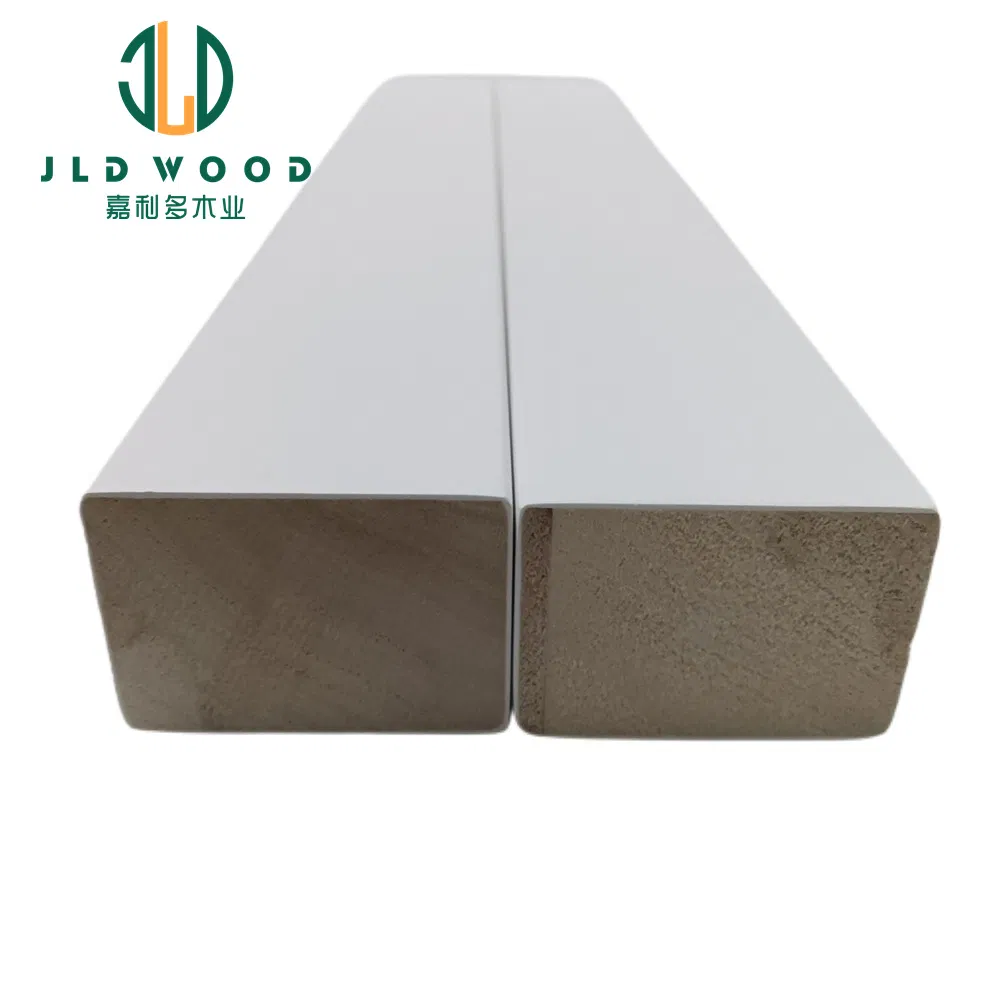 Flat S4s Timber Board Moulding with Color White
