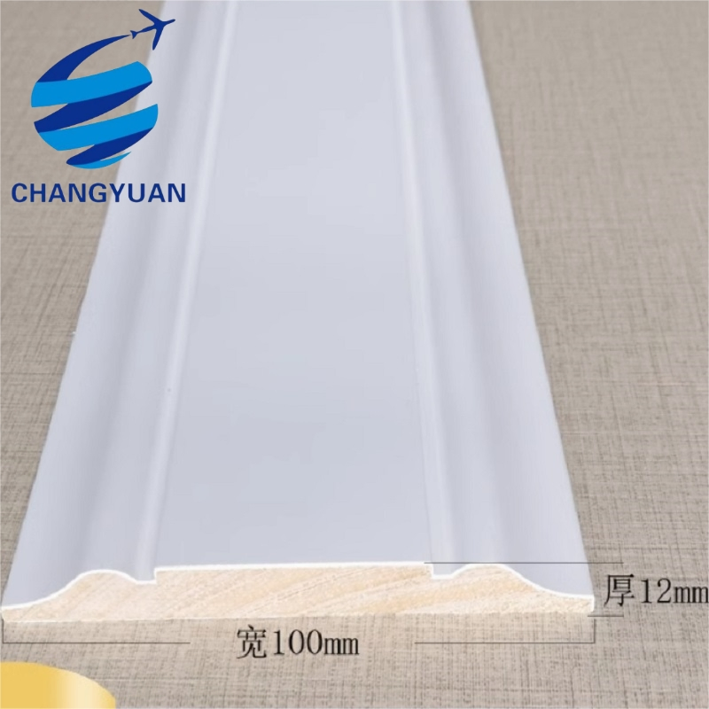 Waterproof Baseboard Free Sample Wall Baseboard Cover White Primed Floor Skirting Board Molduras Pared Wooden Baseboard Wall-Skirting-Board Moulding