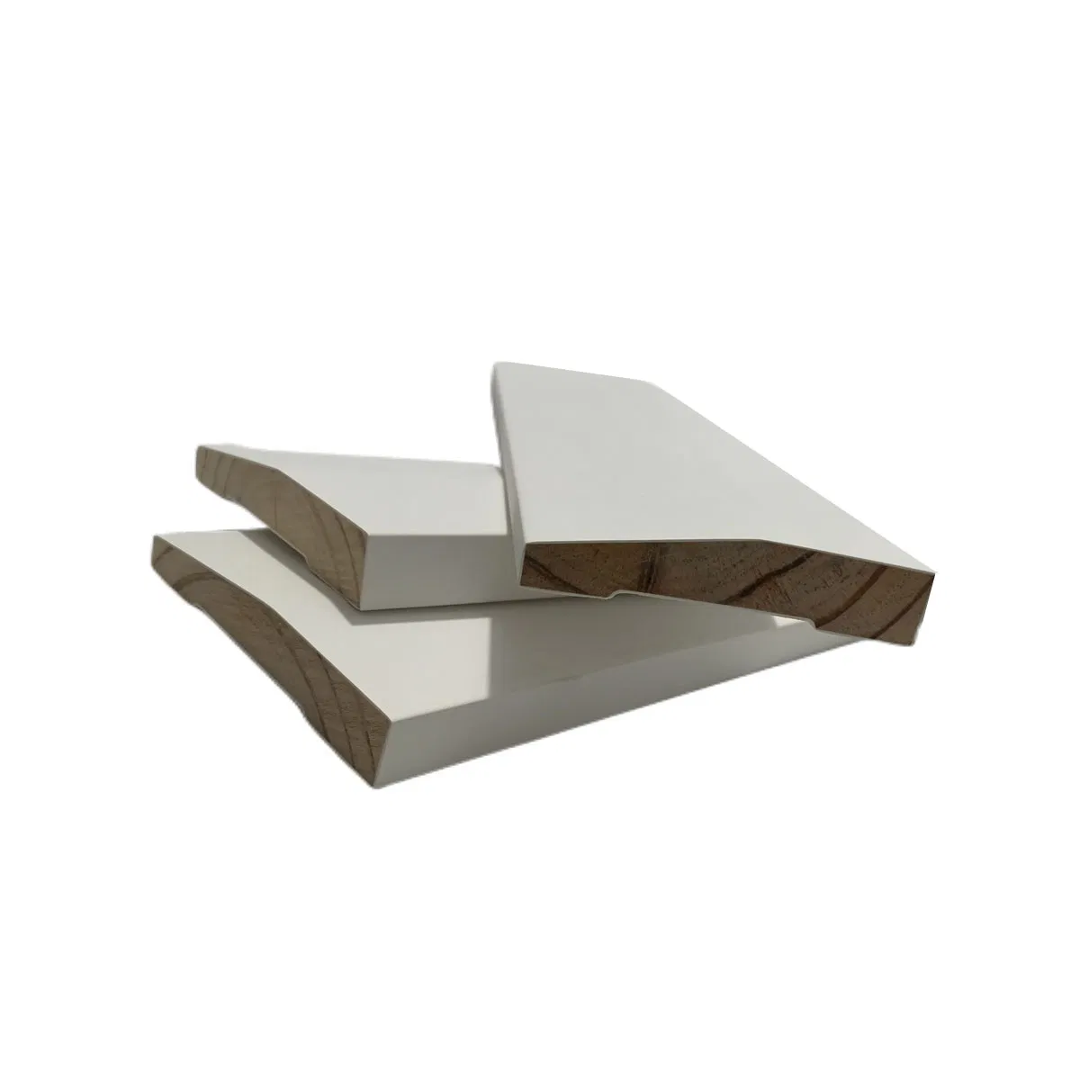 White Primed Modern MDF Baseboard Trim Door Window Casing Moulding Wooden Skirting Baseboard