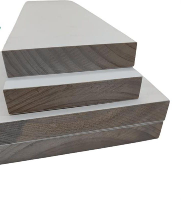 Factory S4s Pine Wood Moulding White Primed Wall Trim