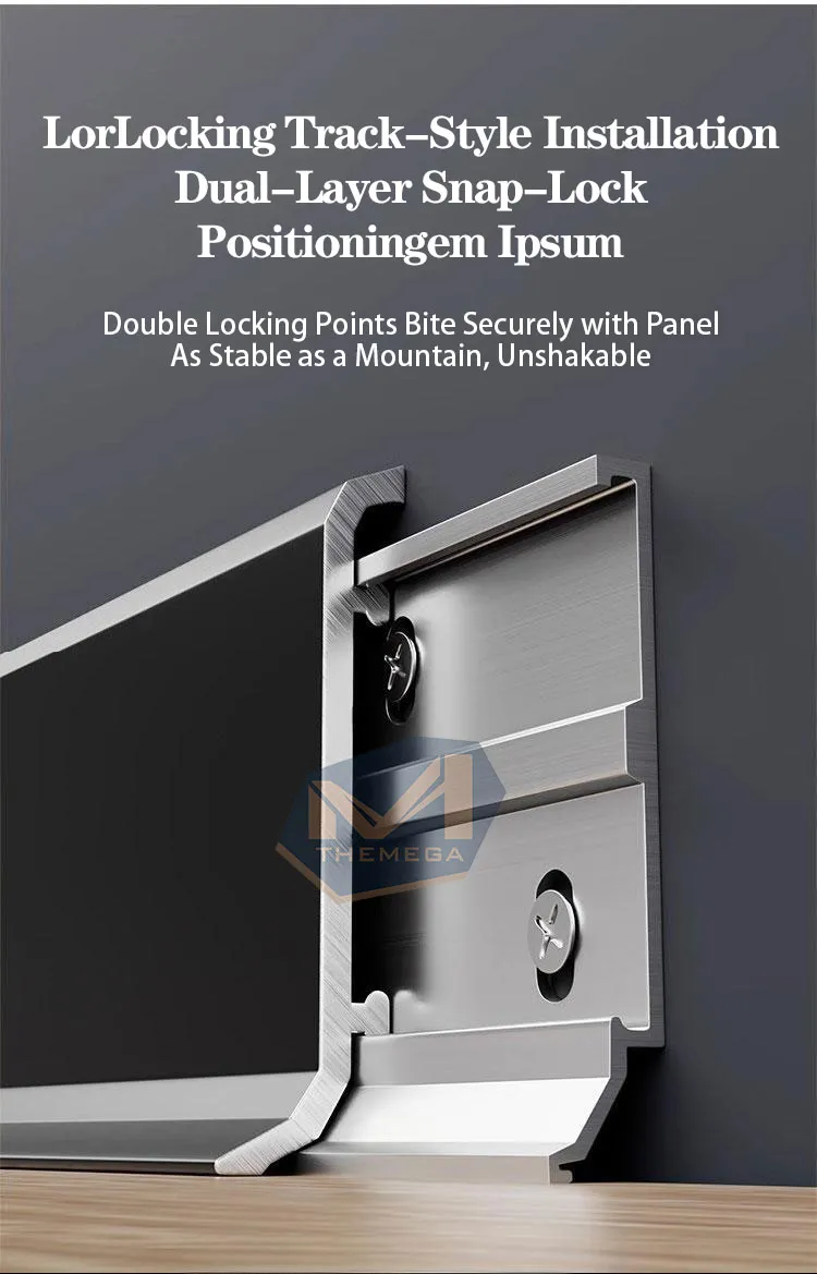 Aluminum Alloy Skirting Board