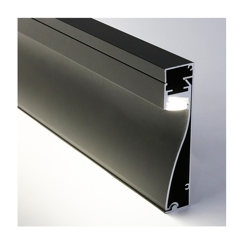 Aluminum LED Lights Profiles for Hotel Skirting Board Channel