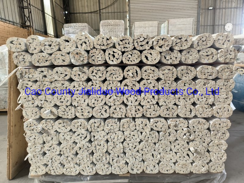 White Primed Wooden Quarter Round Finger Jointed Pine Moulding