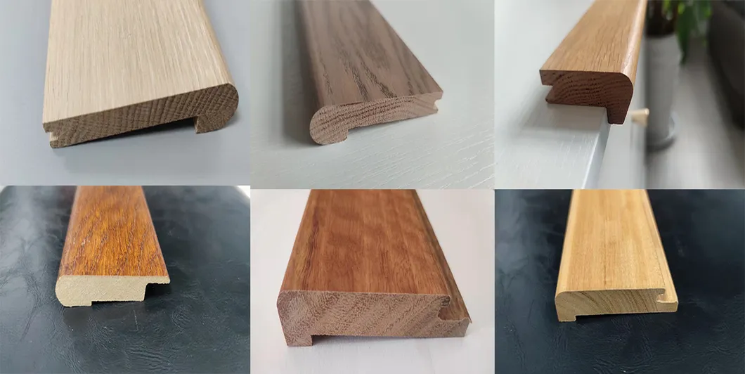 Durable Wooden White Oak Stair Tread