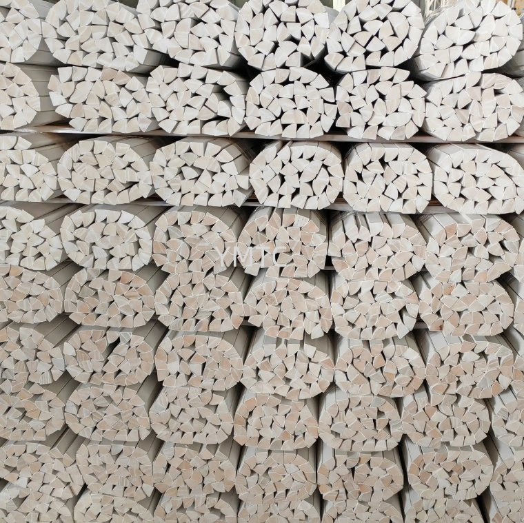 White Primed Finger-Joint Pine Wood Quarter Round Shoe Moulding for Floor