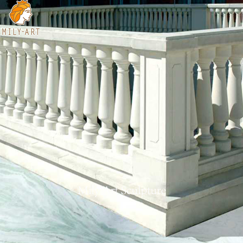 Fine Quality Stair Railing Marble Baluster Design