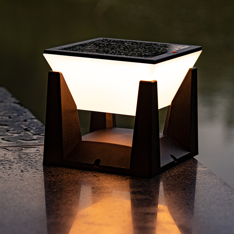 Highlux New 2025 ABS Solar LED Pillar Light 2W High Brightness Solar Garden Lights Supplier