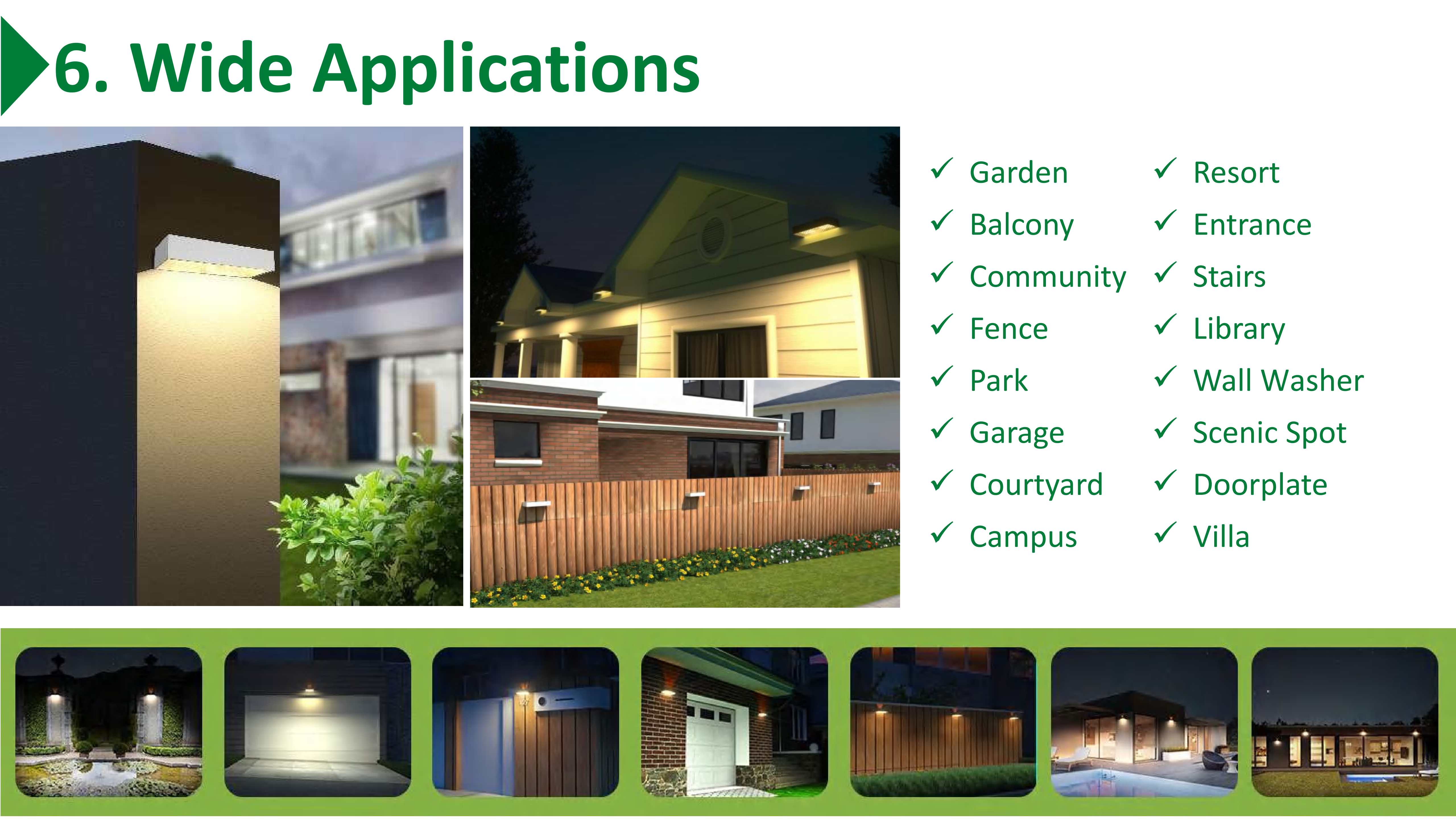 Outdoor Solar Powered LED Wall Lights IP65 Water-Resistant Garden Fence Wall Lamp With PIR Motion Sensor