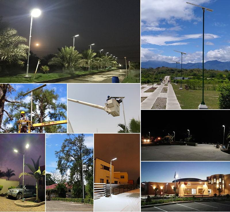 Ip65 Waterproof Smart Control Premium Outdoor Best Solar Street Lights 100W 150W 200W 250W 300W Split Type Solar Street Lights