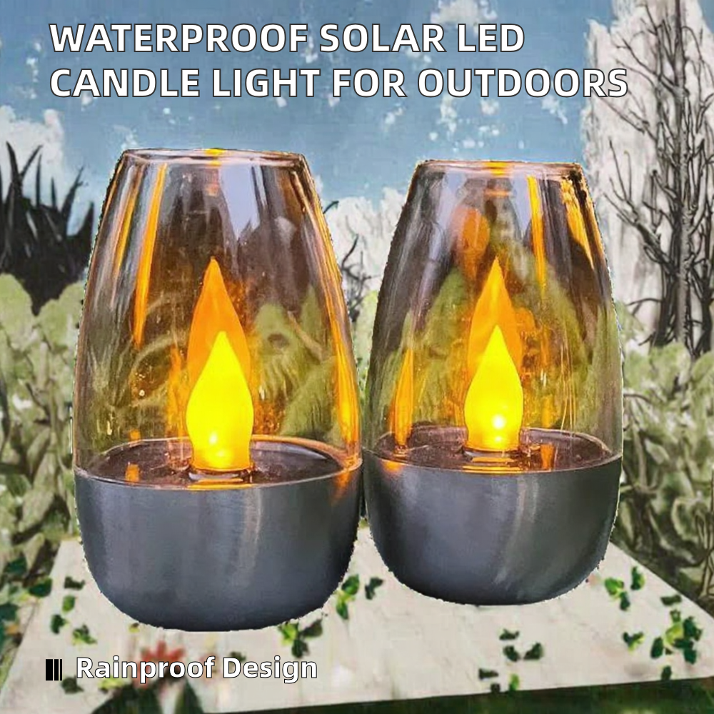 Outdoor ABS Waterproof Solar LED Camping Light IP44 Rating 2700K Soft Warm White Lithium Battery Festival Atmosphere Villa