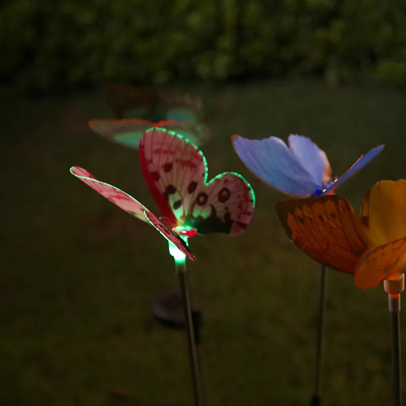 Holiday Decoration Solar Powered Lamps Outdoor Garden LED Landscape Christmas Stainless Lighting
