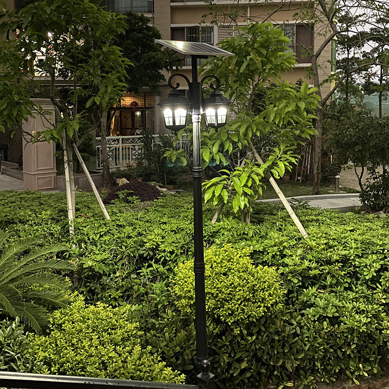 European Outdoor Garden Lights Waterproof 3-Meter LED Solar Garden Lights for Gardens Villas Roadscapes and Landscape Lighting