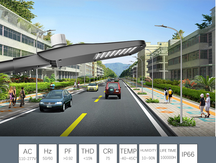 Outdoor IP66 ODM OEM Streetlight Smart Road Lamp