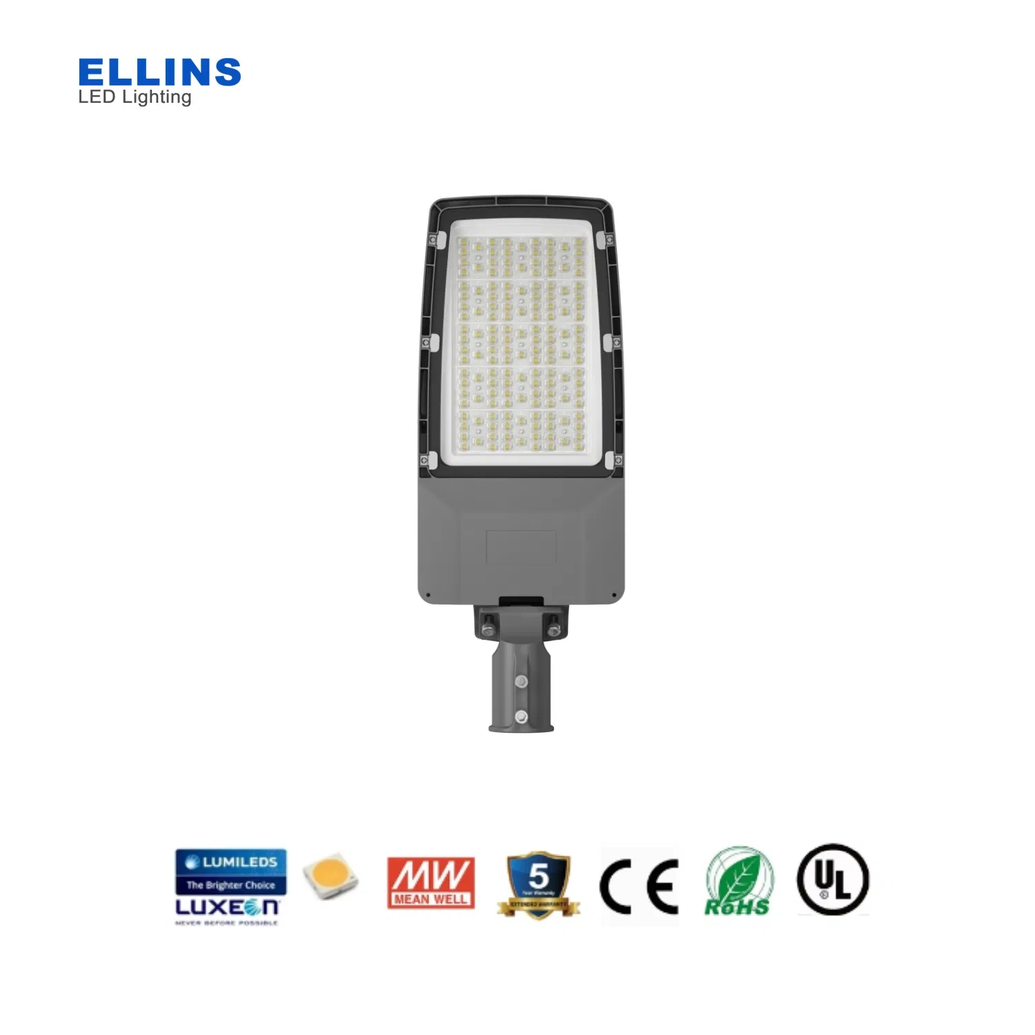 IP66 Outdoor Street Lamp 100W 150W 200W 300W 190lm/W LED Garden Light with Photocell Sensor