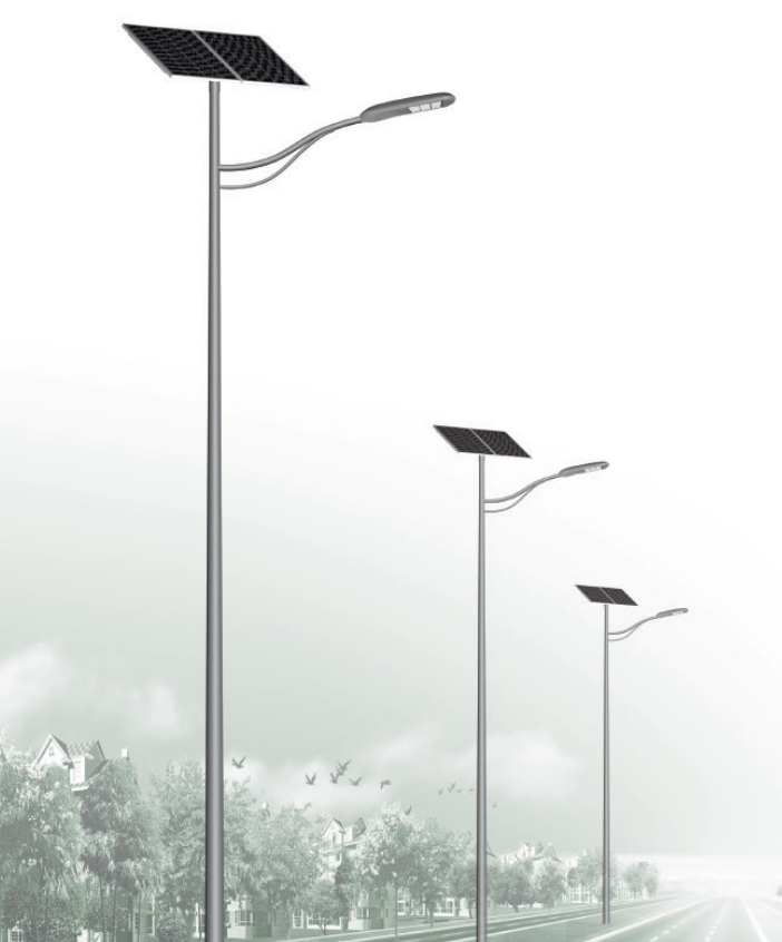 Commercial Split Solar Street Light with Battery DC for Road Highway Parking Lot IP66 Outdoor LED Lamp 2-Year Warranty