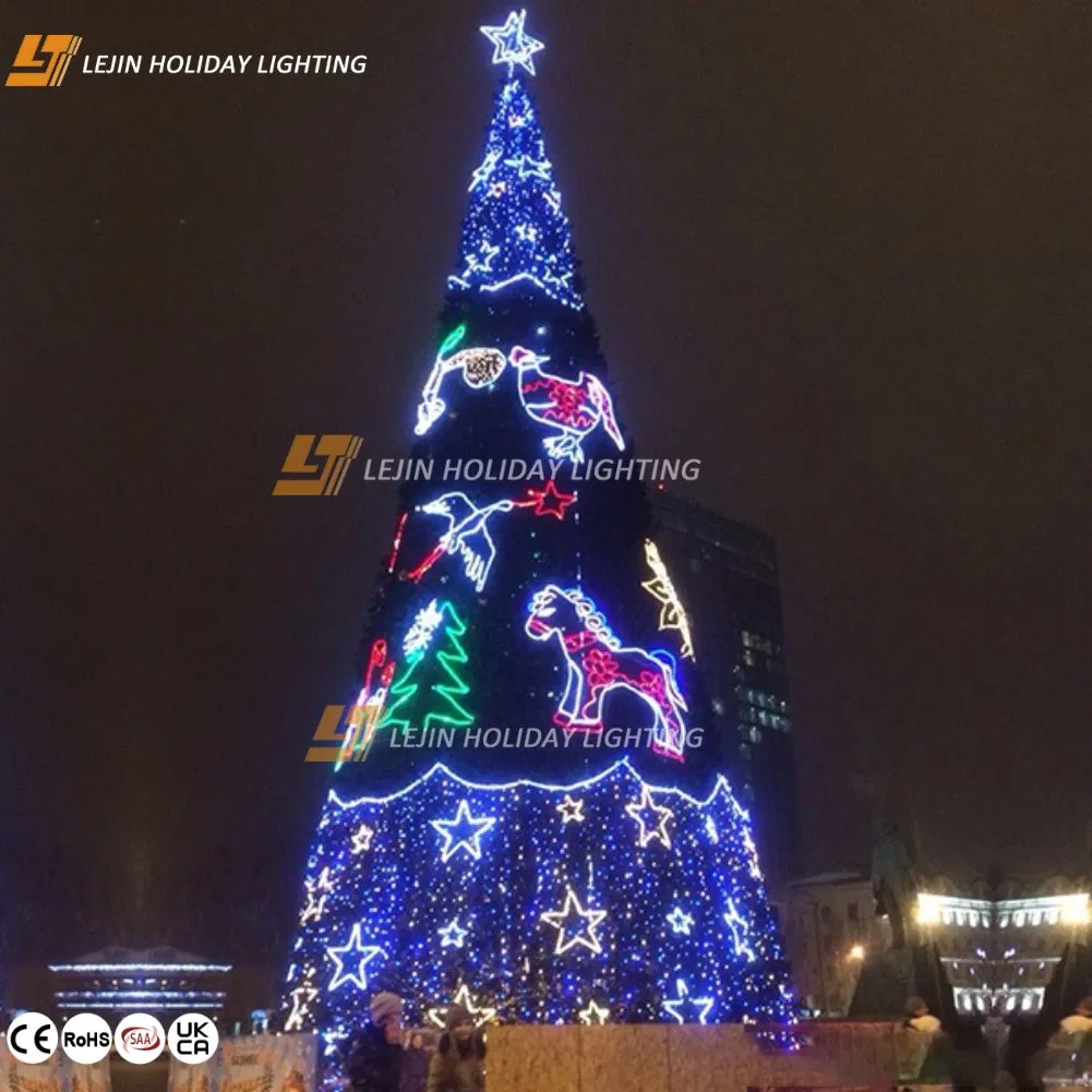 High Quality Outdoor Waterproof Christmas Commercial Outdoor Lighting Christmas Tree