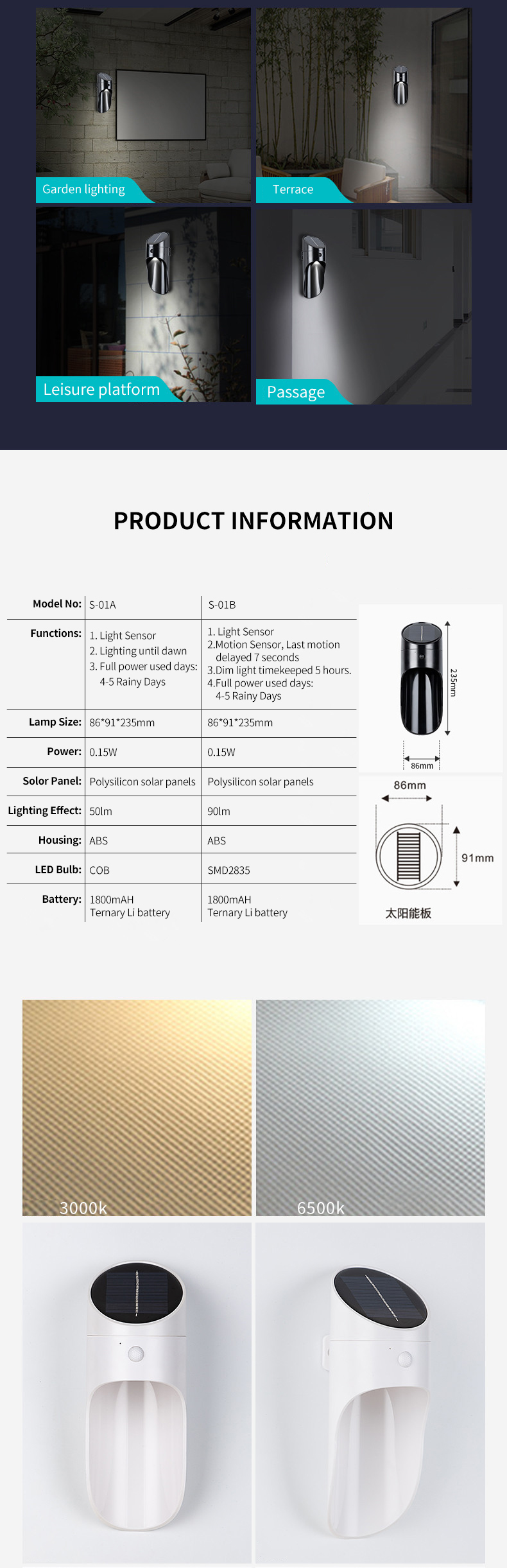 Solar Wall Lamp 5