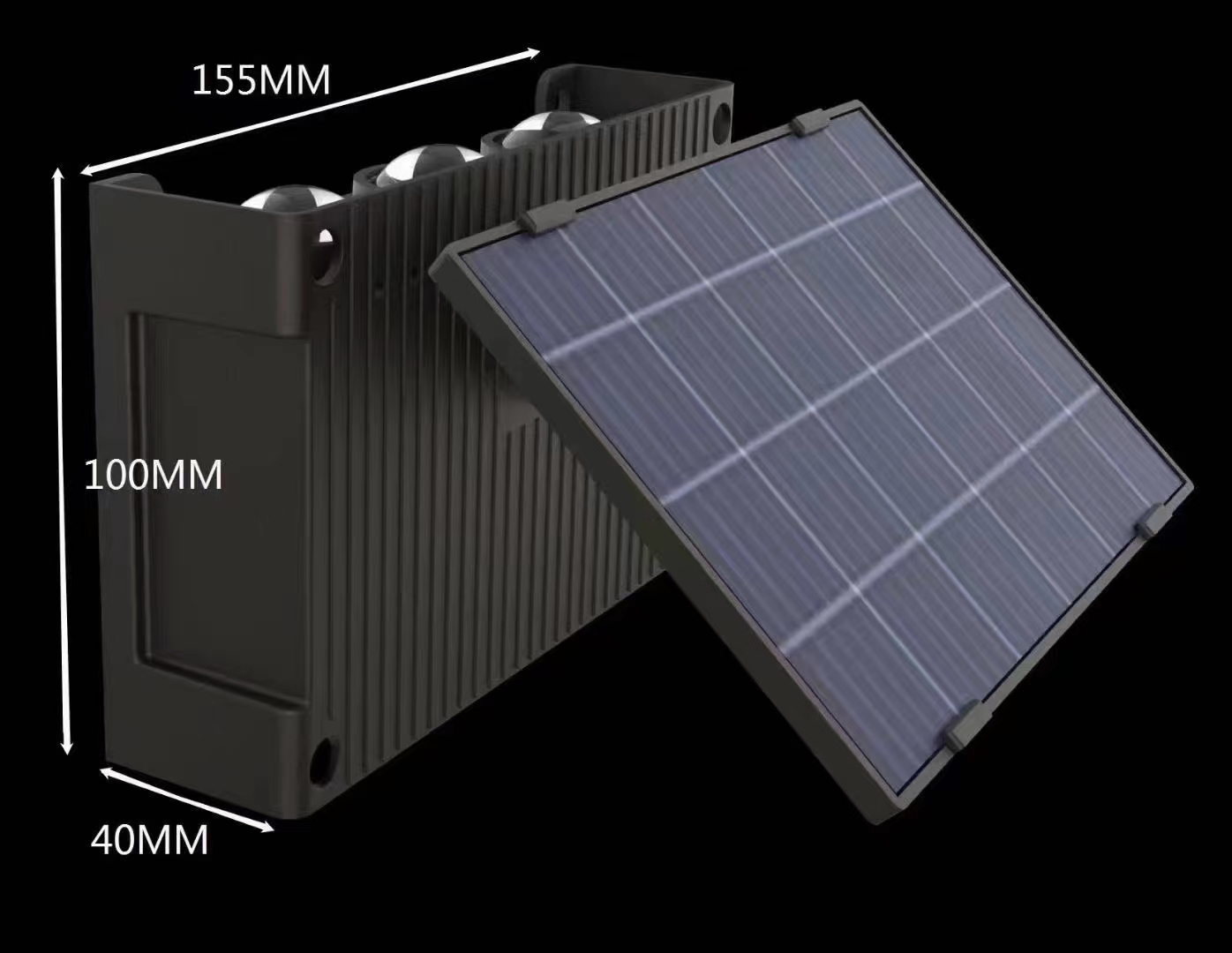 Solar Six-Bead Wall Lamp Detail 1